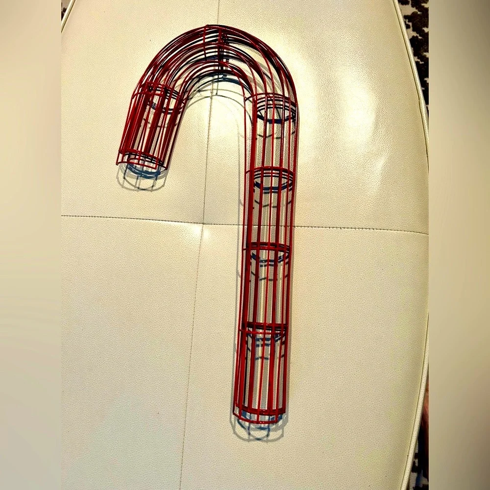 Candy Cane Decoration/Wreaths Wire Red indoor/Outdoor Create Creative DIY